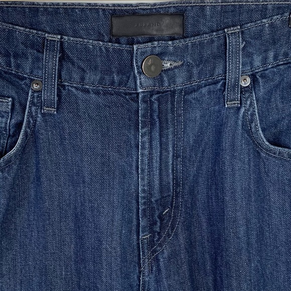 J Brand Dark Blue Linen Jean - Picture 6 of 8